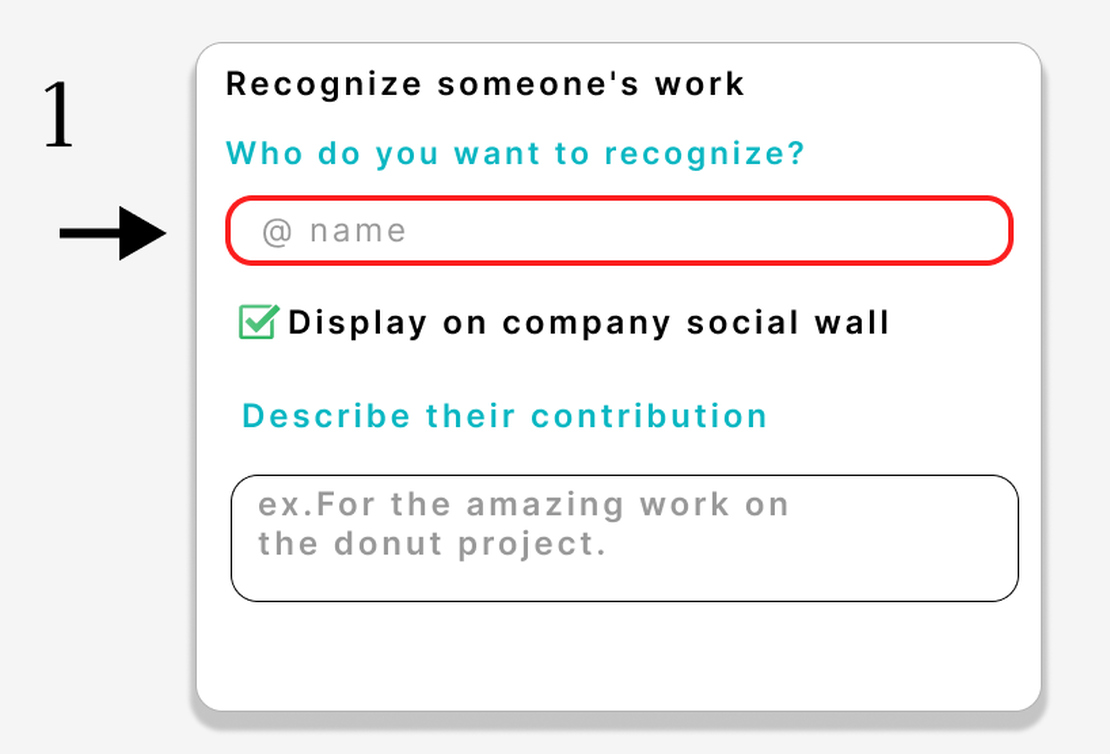 Recognition happens in 3 simple steps
